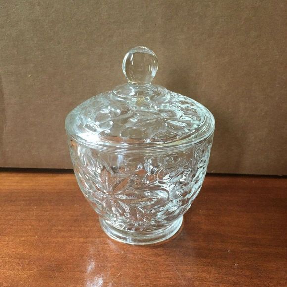 Accents Vintage Small Glass Candy Jar Dish Poshmark